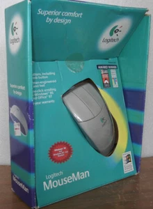 Logitech MouseMan 4-Button Computer Mouse PS/2 - Serial Connection WIN95 NIB - Picture 1 of 7