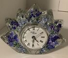 Hand painted glass clock