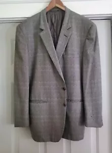 RARE Vintage 1980's Gianni Versace Gray Wool Semi-Structured Blazer 52 - AS IS - Picture 1 of 11