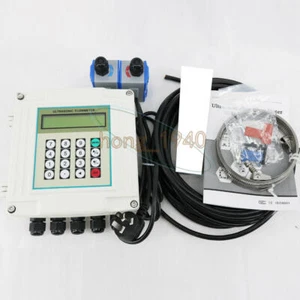 TUF-2000SW+TS-2 DN15-100mm Fixed Ultrasonic Flow Meter Liquid Flowmeter - Picture 1 of 1