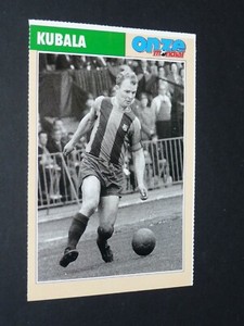 1993 WORLD ELEVEN FOOTBALL SHEET LASZLO KUBALA MAGYAR SPAIN FC BARCELONA LEAGUE