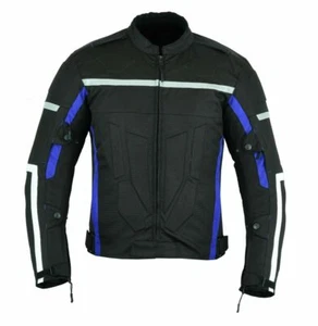 Chaqueta textil Cordura impermeable 3 capas para hombre motocicleta motocicleta armaduras CE - Imagen 1 de 4