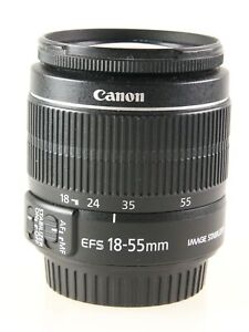 Canon Zoom Lens EF-S EFS 18-55mm 18-55 mm digital 3.5-5.6 IS II 