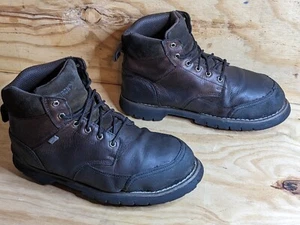 TALLA 13 - Botas de cuero de la Edad del Hierro con punta de acero para hombre IA0163 trabajo resistente punta de acero - Imagen 1 de 12