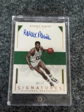 2015 Panini National Treasures Signatures Robert Parish /10 Boston Celtics HOF