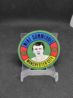 1970 B.A.B. BAB Souvenir Company Player Circles Manchester City Mike Summerbee — 第 1/2 张图片