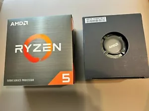 AMD Ryzen 5600X Box w/ Wraith Stealth Socket AM4 Cooler with Aluminum Heatsink - Picture 1 of 9