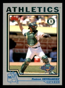 2004 Topps Opening Day #24 Ramon Hernandez Oakland Athletics - Picture 1 of 2