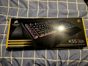 Corsair K55 (CH9206015NA) Wired RGB Backlit Gaming Keyboard - Picture 1 of 3