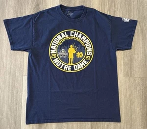 T-shirt homme crosse Notre Dame Champions Nationaux 2023 taille L - Photo 1/7