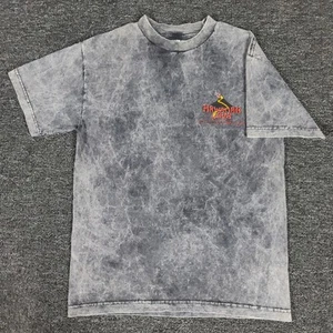 Hawaiian Lava Shirt Mens Medium Gray Lava Dyed Old Guys Rock USA Made Crew Tee - Picture 1 of 9