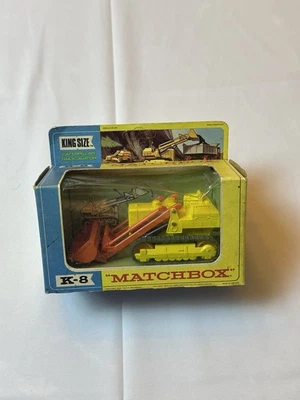 Vintage Matchbox King Size K-8 Caterpillar Traxcavator – Lesney 1960s - Image 1 of 4