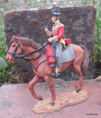 SOLDATS DEL PRADO CAVALIERS NAPOLEON / OFFICIER DE DRAGONS ANGLAIS 1809 - Photo 1/4