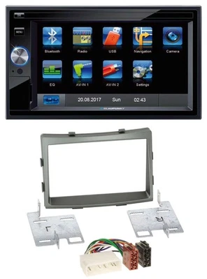 Blaupunkt SD Bluetooth 2DIN MP3 USB AUX Autoradio für SSangYong Rodius ab 2013 - Bild 1 von 4