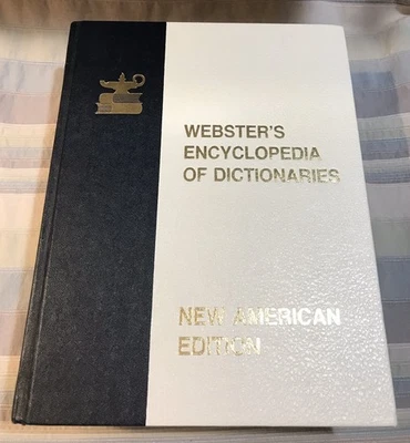 Webster's Encyclopedia Of Dictionaries New American Ed Large Type 1983 Like New - Image 1 of 4