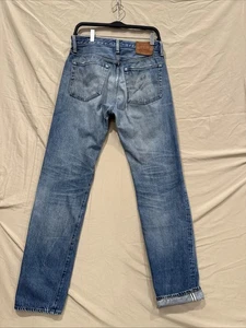 Levis LVC 501z XX Jeans Mens 30x32 Blue Selvedge Made Japan Big E Hidden Rivets - Picture 1 of 16