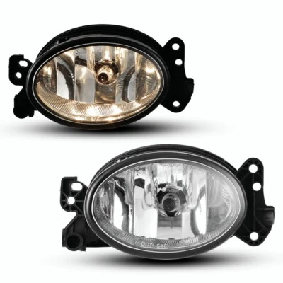 For Mercedes Benz 2007-2008 Bumper Fog Lights Replacement Lamps Clear Lens Pair Foto 1 de 4