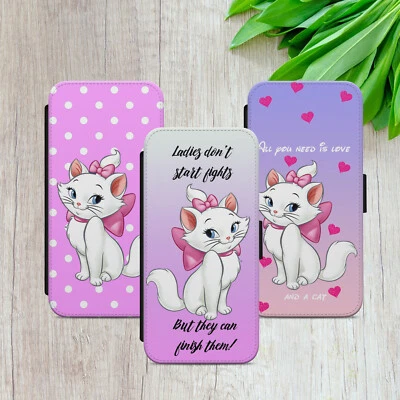ARISTOCATS MARIE FLIP FOR IPHONE SAMSUNG GOOGLE GIFT TPU WALLET CASE PHONE COVER - Image 1 of 4