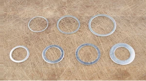 2 Stück Sägeblatt verstellbare Dichtungssäge Innenloch Adapter Ringsäge Reduzierende Waschmaschine - Bild 1 von 5