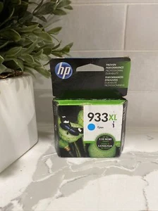 HP 933XL High Yield Cyan Ink Cartridge Sealed 02/2021 New Genuine Free Shipping - Picture 1 of 2