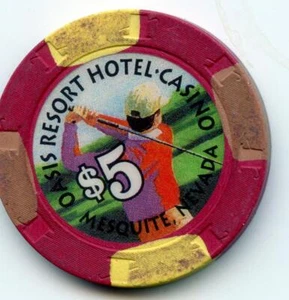 Nevada, Mesquite: Oasis Resort Casino 5.00, 1995 - Imagen 1 de 2