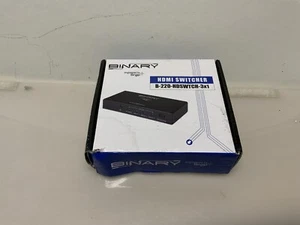 Conmutador HDMI binario 3x1, admite 3D y color profundo (B-220-HDSWITCH-3x1) - Imagen 1 de 2