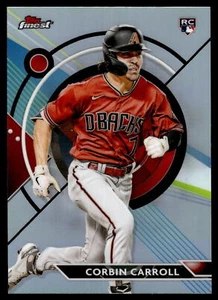 2023 Topps Finest CORBIN CARROLL REFRACTOR DIAMONDBACKS RC #24 - Picture 1 of 2