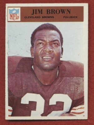 1966 Philadelphia - Jim Brown Cleveland Browns #41 HOF EX - Image 1 of 2
