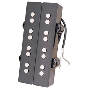 Schwarz Kunststoff Gitarre Humbucker Doppelspule 4 Saiten Tonabnehmer für E-Bass - Bild 1 von 4