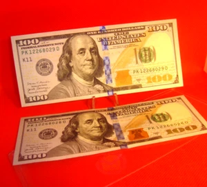 #2 Two Sequential Consecutive Order 2017 A SERIES UNC 100 ONE HUNDRED DOLLAR (2) - Picture 1 of 6