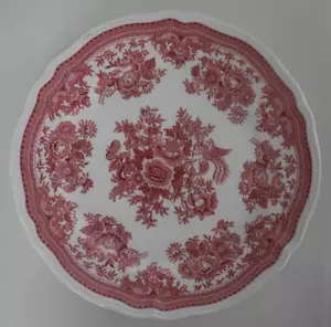 Top Condition: Villeroy & Boch Pheasant Red Cake Plate Dessert Plates 20 CM - Picture 1 of 2
