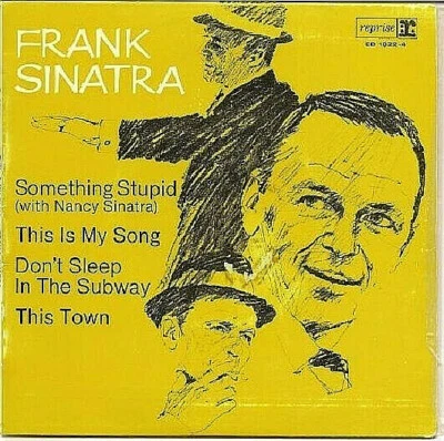 Frank Sinatra Nancy Sinatra Something Stupid 1960s Pop Import 7" EP PS Record - Image 1 of 4
