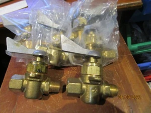 VALVES BRASS X 2 ,"IMPERIAL EASTMAN" 103HD 3/8" , NEW NEVER USED. - Picture 1 of 4