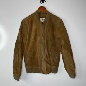 Chaqueta Bomber Bellfield Marrón Gamuza Talla Xsmall - Imagen 1 de 5