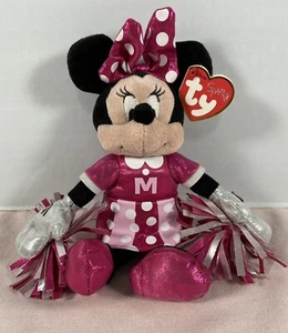 2017 Ty Beanie - Disney Minnie Mouse Sparkle Cheerleader - Picture 1 of 3