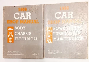 1986 Lincoln Town Car, LTD, Grand Marquis Body Chassis Electrical Shop Manual - Picture 1 of 3