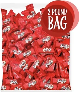 2lb BULK BAG Kit Kat Snack Size Crisp Milk Chocolate Wafers Candy Bars - Picture 1 of 5