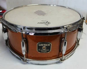 GRETSCH CATALINA MAPLE 14" WALNUT GLAZE SNARE DRUM - Picture 1 of 5