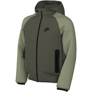 Nike Tech Pack Fleece Full Zip Hoodie Windrunner Jacket Khaki Green FD3285 326 L - Picture 1 of 4