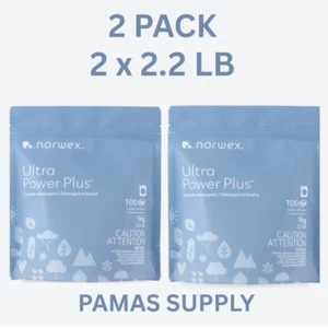 Norwex Ultra Power Plus Laundry Detergent (Pack of 2) 1 kg / 2.2 lbs. Each - Picture 1 of 1