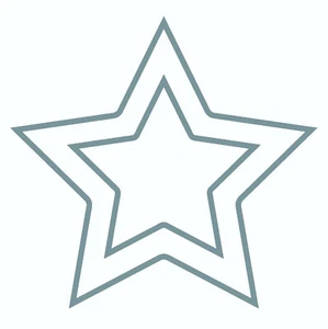 "Doppelstern" selbstfärbender runder Lehrerstempel  - Bild 1 von 11