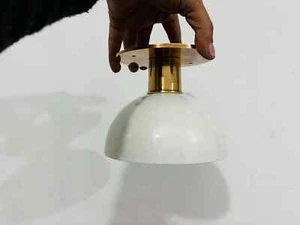 6" Inch Flush Mount Light | Modern Raw Brass Vanity Light pendant light Fixture - Picture 1 of 6