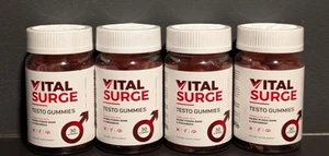 4 gomitas VITAL SURGE Testo para rendimiento masculino 120 gomitas totales exp 2028 - Imagen 1 de 8