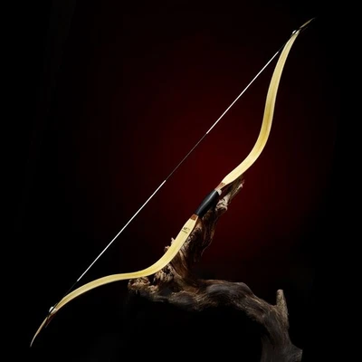 AF Archery 60'' Recurve Bow Chinese Ming Dynasty SiCai Bow Bamboo Handmade - Image 1 of 4