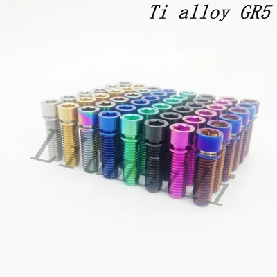 6pcs M8x25mm Bike Handlebar Super Light Bolts Bicycle Spare Part Accessory Screw - Image 1 of 4