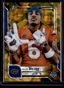 Zafiro cromado de la Universidad Bowman 2025 #181 Dallas Wilson zafiro dorado #/50 - Imagen 1 de 2