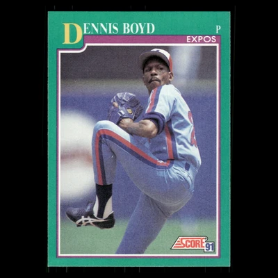 Dennis Boyd #202 1991 Score Montreal Expos Baseball Card MLB - Image 1 of 3