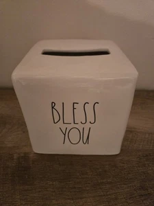 Rae Dunn - Bless You - Tissue Box Cover - Picture 1 of 1