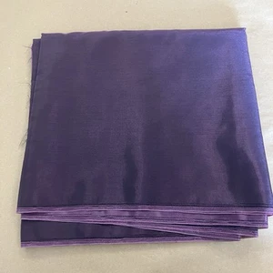 VTG Purple Gossamer Organza Two Tone Sheer Fabric Piece Remnant 44.5in X 98in - Picture 1 of 4