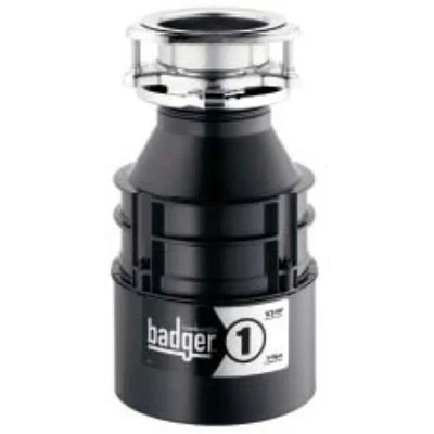 Eliminador de basura de cocina de alimentación continua InSinkErator Badger 1, 1/3 HP Foto 1 de 4